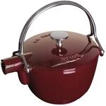 STAUB Teekanne, Wasserkessel aus Gusseisen, Rund, 16,5 cm, 1,1 L, F&uuml;r alle
