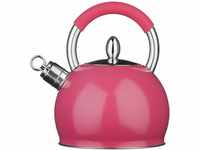 Premier Haushalt Whistling Kettle, 2,4 Liter - Hot Pink