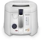 De'Longhi F28211.W1 RotoFry Fritteuse, 1800 W, 1,2 Liter, Edelstahl, Wei&szlig;