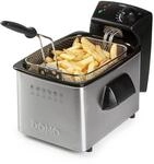 DOMO DO464FR Fritteuse - 3 L - mit Sichtfenster und Geruchsfilter - 2200 W -