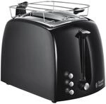 Russell Hobbs Toaster [f&uuml;r 2 Scheiben] Textures+ (extra breite Toastschlitze,...
