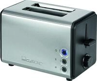 Clatronic TA 3620 Toaster, Edelstahlgeh&auml;use, abnehmbarer Br&ouml;tchenaufsatz,