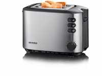 SEVERIN Automatik-Toaster mit 2 Toastschlitzen, Toaster mit Brötchenaufsatz,