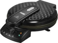 Unold 48235 Waffeleisen Diamant - Herzf&ouml;rmiges &Oslash; 20 cm, Antihaftbeschichtung,