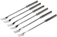 Kaasfonduevorken rvs 6 stuks 260 mm Spring 2890280606 | Fonduegabeln, 3-zinkig,...