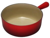 Le Creuset Caquelon aus Gusseisen, 22 cm, 2,6 Liter, Kirschrot, 20007220602460