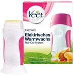Veet EasyWax Elektrisches Warmwachsger&auml;t mit Roll-On Applikator