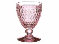 Villeroy und Boch Boston coloured Rotweinglas Rose, Kristallglas, 1 Stück (1er...