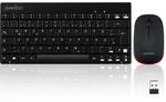 Perixx PERIDUO-712, Kabelloses Mini Tastatur und Maus Set - Minigr&ouml;&szlig;e - mit Nano