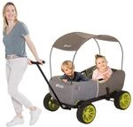 hauck Bollerwagen f&uuml;r 2 Kinder Eco Mobil ab 2 Jahren bis 50 kg, mit...