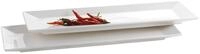 M&auml;ser, Serie Trendy Line, Teller rechteckig 32 x 11 cm, im 2er-Set, Wei&szlig;