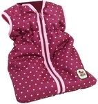 Bayer Chic 2000 792 29 Puppen-Schlafsack f&uuml;r Babypuppen, Brombeere, lila, rosa, 45 x