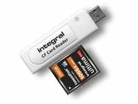 Integral Memory INCRCF USB 2.0 Compact Flash Kartenleser weiß