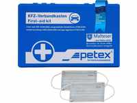 PETEX 43920005 Verbandkasten Inhalt nach DIN 13164:2022, blau