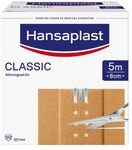 Hansaplast Classic Pflaster (5 m x 8 cm), zuschneidbare Wundpflaster mit extra