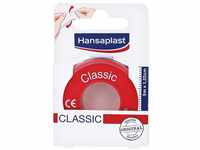 Hansaplast Fixierpflaster Classic (5 m x 1,25 cm), Tapeband zur einfachen und