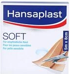 Hansaplast Soft 5 m x 8 cm Rolle, 1 St