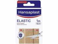 Hansaplast Elastic Pflaster (1 m x 6 cm), zuschneidbare Wundpflaster für...