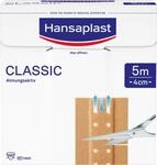 Hansaplast Classic Pflaster (5 m x 4 cm), zuschneidbare Wundpflaster mit extra