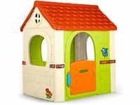 Feber - Fantasy House, Kinderspielhaus mit Falttür, zum Spielen im Freien oder...