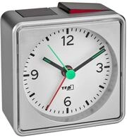 TFA Dostmann Wecker analog mit Licht Push, 60.1013.54, lauter Alarm, ger&auml;uschloses
