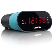 Lenco CR-07 Blau - UKW-Radiowecker - Radiowecker - 2 Weckzeiten - Doppelter...