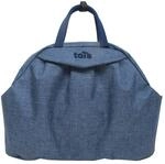 Wickeltasche Chic, blau, Bag in Bag, 45x14x32 cm , viele Accessoires