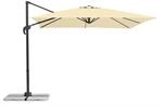 Schneider Sonnenschirm Rhodos Junior, natur, 270 x 270 cm quadratisch, 786-02,
