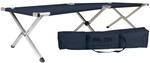 Mil-Tec US Feldbett mit Alu-Gestell (190x65x40cm) &bull; Faltbares Feldbett inkl.