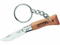 Opinel Mini-Messer, Größe 2, mit Anhänger, Braun, One Size
