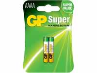 GP Super Alkaline Batterie Mini (AAAA / LR8D425 / LR61 / LR80425) 2 Stück im...