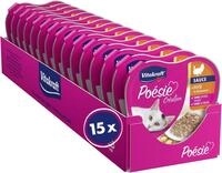 Vitakraft Po&eacute;sie Cr&eacute;ation, Nassfutter Katze, Katzennassfutter in Sauce, mit Pute in