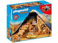 PLAYMOBIL History 5386 Pyramide des Pharao, Mit Geheim-Funktionen, Spielzeug...