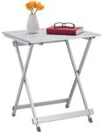 Relaxdays Klapptisch, wetterfest, HBT: 59,5 x 50 x 47,5 cm, Garten & Balkon, Camping,