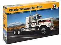 Italeri 510003915-1:24 Classic US Truck Western Star, Geformte Farbe