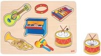 goki 57520 - Soundpuzzle Instrumente f&ouml;rdert das Lernen und F&uuml;hlen spielerisch,