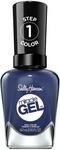Sally Hansen Miracle Gel Nagellack ohne k&uuml;nstliches UV-Licht Midnight Mod,