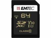 Emtec SpeedIN SD-Speicherkarte 64GB, UHS-I U3 - Class 10,...