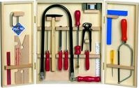 Pebaro 400 Qualit&auml;ts-Laubs&auml;geschrank, 21 Teile, komplettes Set im Holzschrank,