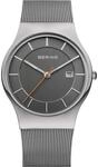BERING Herren Uhr Quarz Movement - Classic Collection mit Edelstahl und Saphirglas