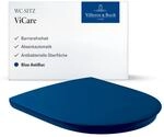 Villeroy & Boch WC-Sitz ViCare barrierefrei Blue AntiBac - mit Absenkautomatik -