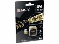 Emtec microSDXC 64GB Class10 Speedin 64GB MicroSDXC Class 10 Speicherkarte -