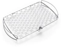 Weber Fisch & Gem&uuml;sehalter/Korb - Gro&szlig; (46 x 28cm), aus Edelstahl, Ideal zum