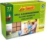 Favorit Anz&uuml;nder f&uuml;r Grill, Kamin; Echtholz und Wachs, besonders brennstark,