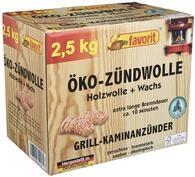 Favorit &Ouml;ko - Z&uuml;ndwolle 2,5 kg in wiederverschlie&szlig;barer Faltschachtel aus