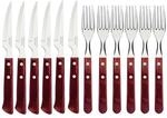 Tramontina Steakbesteck Spanish Style, Set 12-teilig, mit 6 Steakmessern und 6