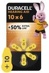Duracell H&ouml;rger&auml;tebatterien Typ 10 (6er-Pack)