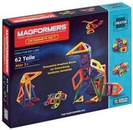 MAGFORMERS 2042622 274-15 Konstruktionsspielzeug, 3 Jahre to 99 Jahre, 62 Teile, Red,