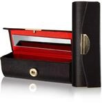 Lippenstiftbox mit Spiegel: Lippenstift Organizer Schwarz mit Make Up Spiegel &ndash;