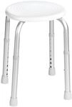 RIDDER Assistent A00603101 Bad-Hocker rund, Rundhocker, Hocker h&ouml;henverstellbar,